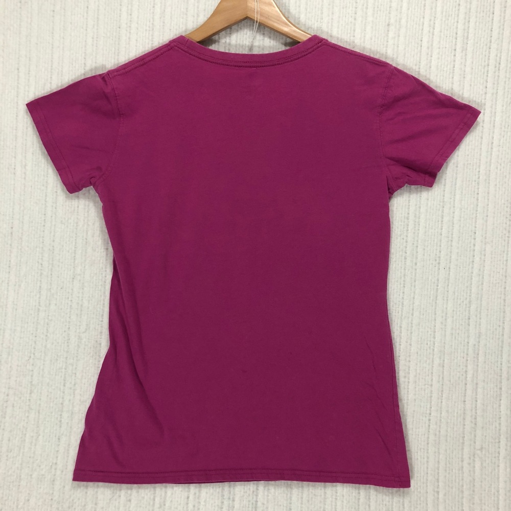 John Deere Women's T Shirt Pink Glitter Logo Short Sleeve Size M - Picture 5 of 9